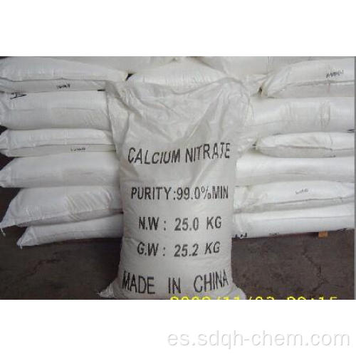 Pureza 99% Nitrato de calcio granular CAS NO 10124-37-5